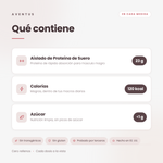 Proteína Whey Isolate — Qué contiene