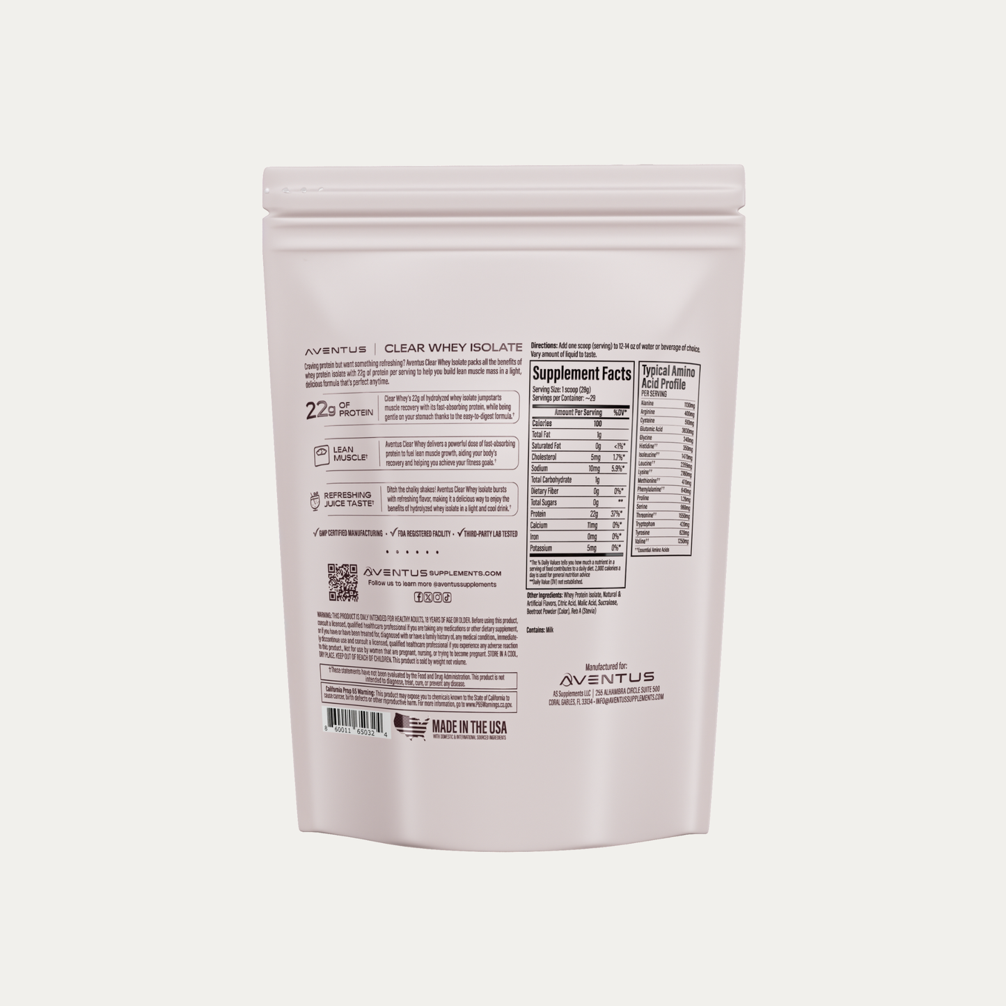 Proteína de Suero Clara