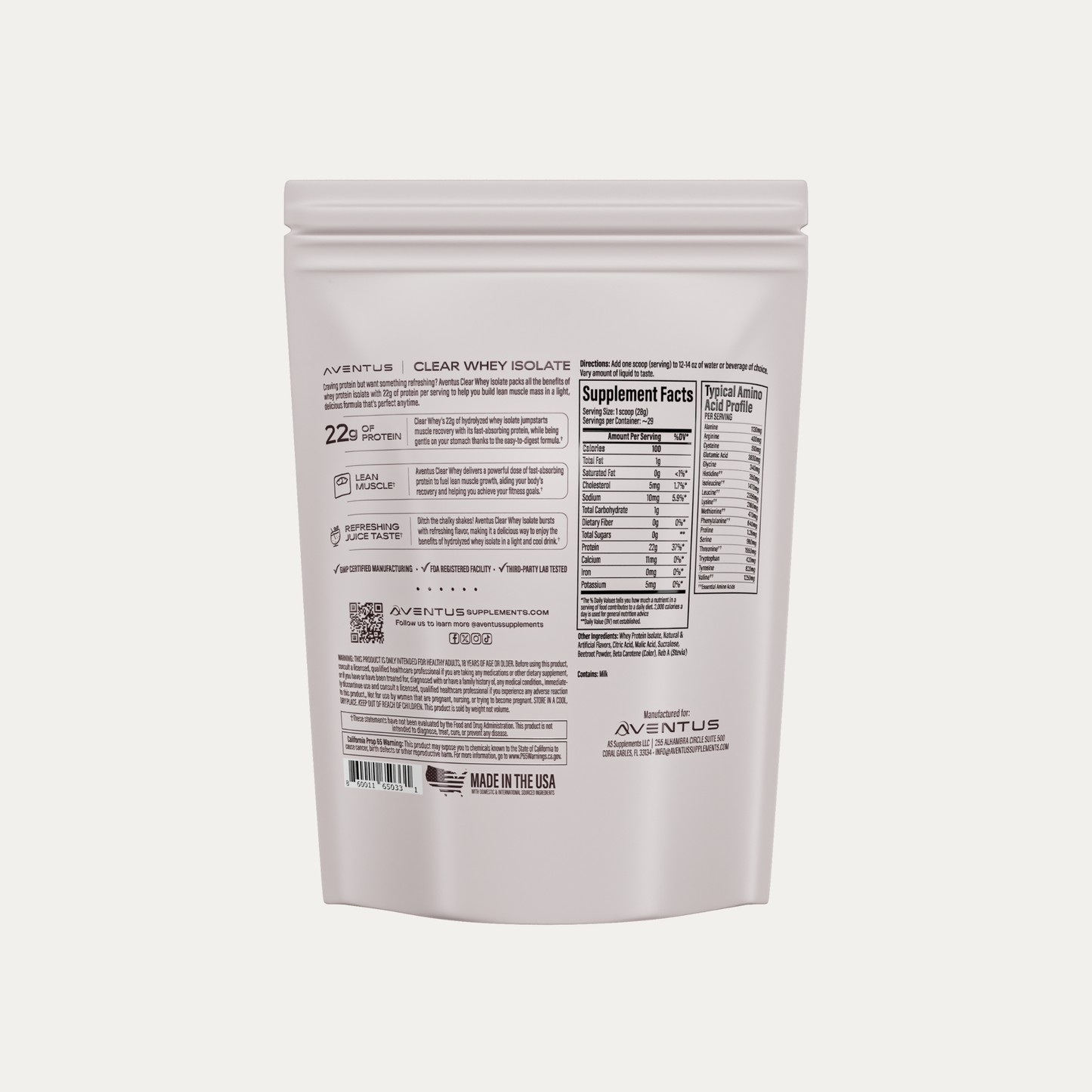 Proteína de Suero Clara