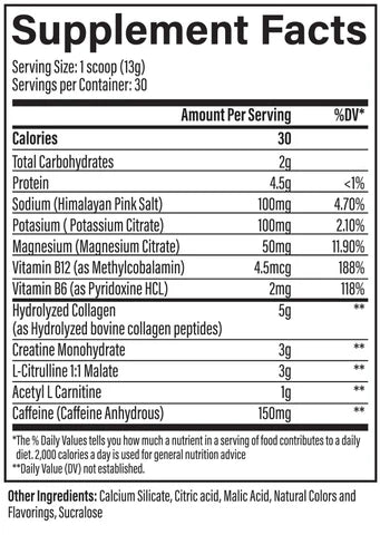 Booty Pump- Premium Pre Workout