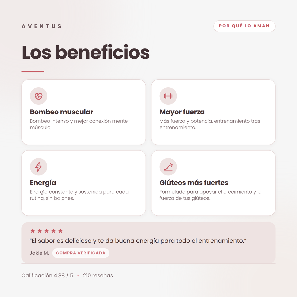 Booty Pump Pre-Entreno — Los beneficios
