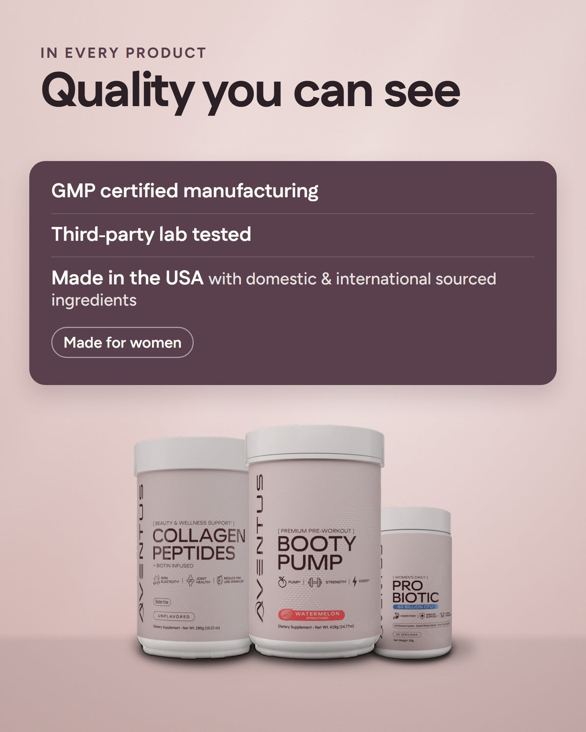 Aventus Daily Essentials Bundle: quality