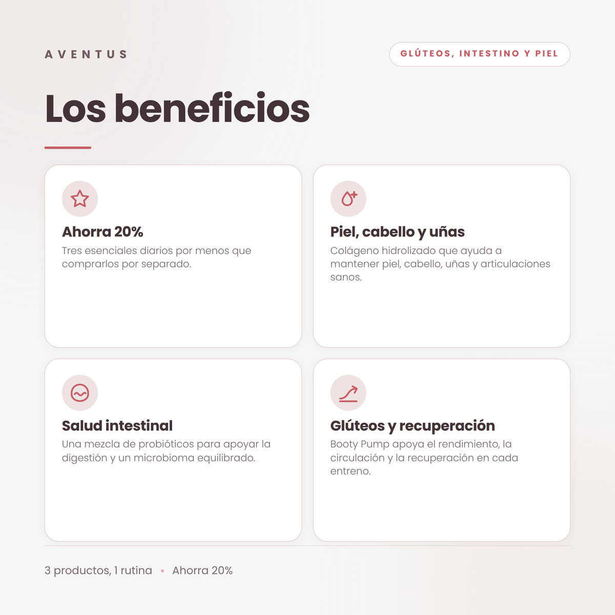 Paquete de Esenciales Diarios — Los beneficios