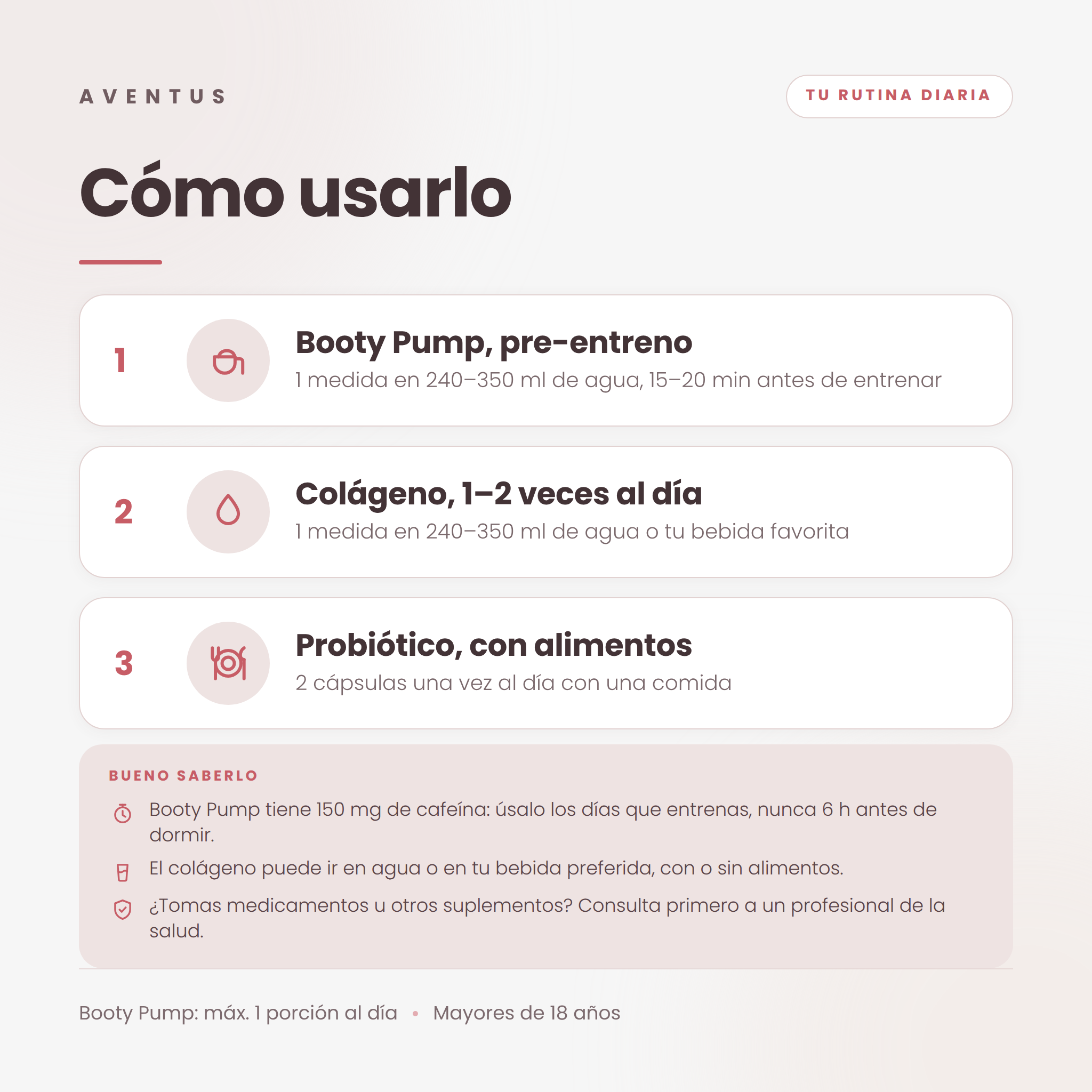 Paquete de Esenciales Diarios — Cómo usarlo