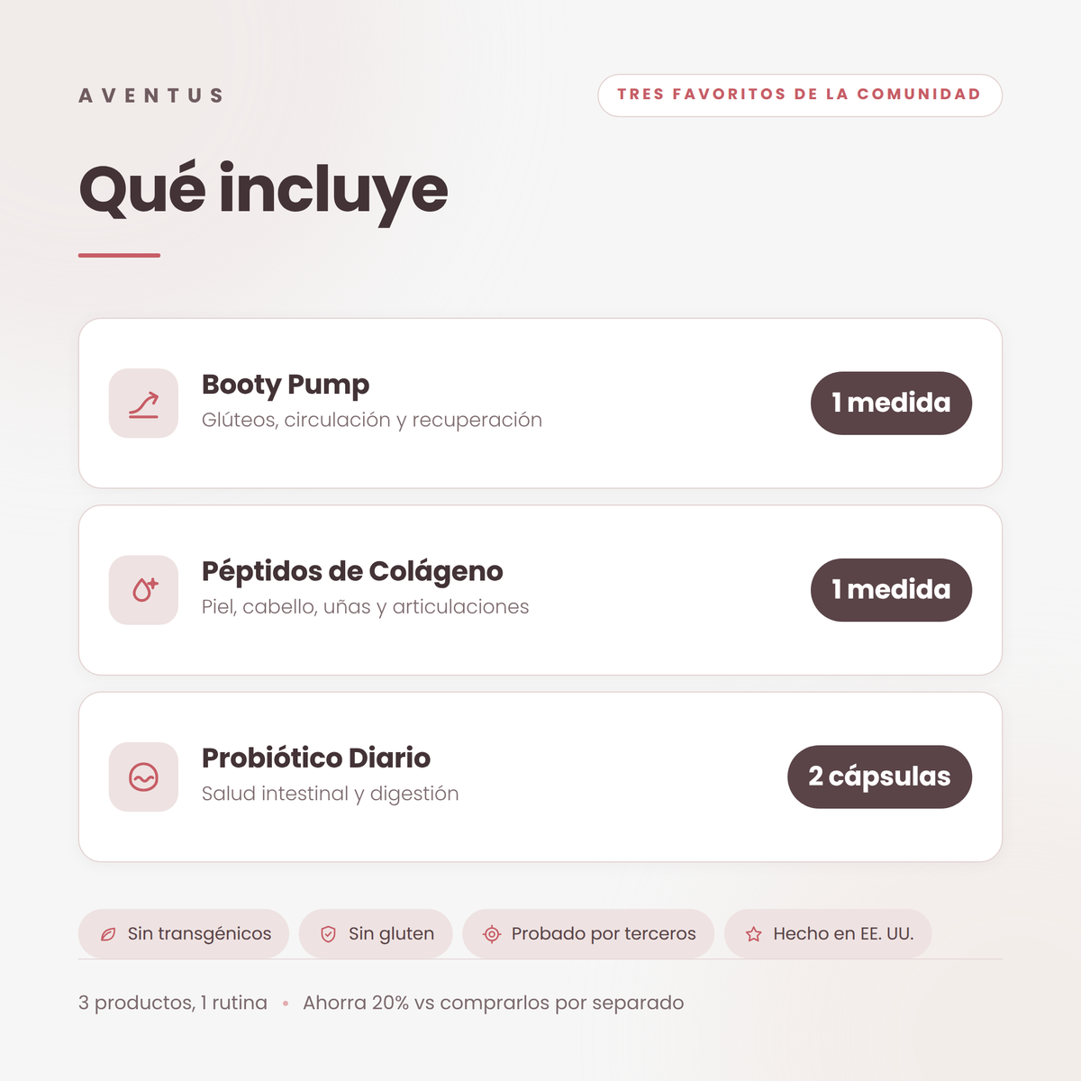 Paquete de Esenciales Diarios — Qué incluye