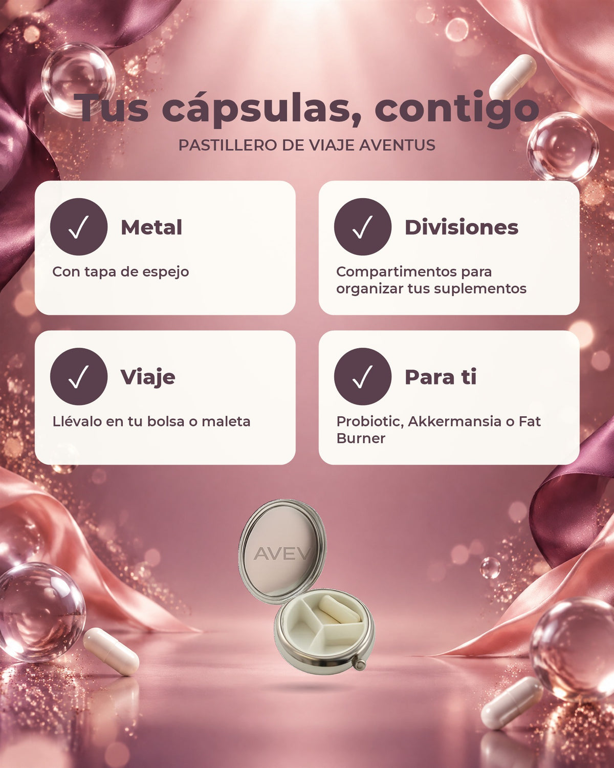 Aventus Travel Pill Case