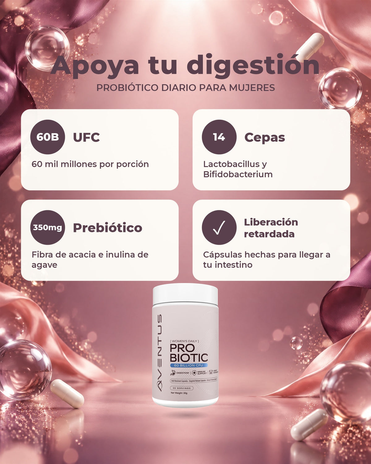 Daily Probiotic for Women | Gut Health & Digestive Balance