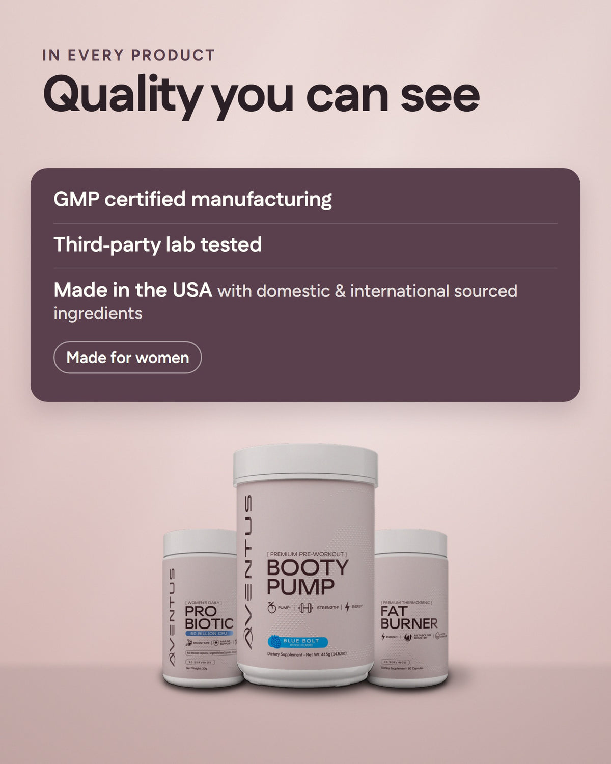 Aventus Slim & Trim Essentials: quality