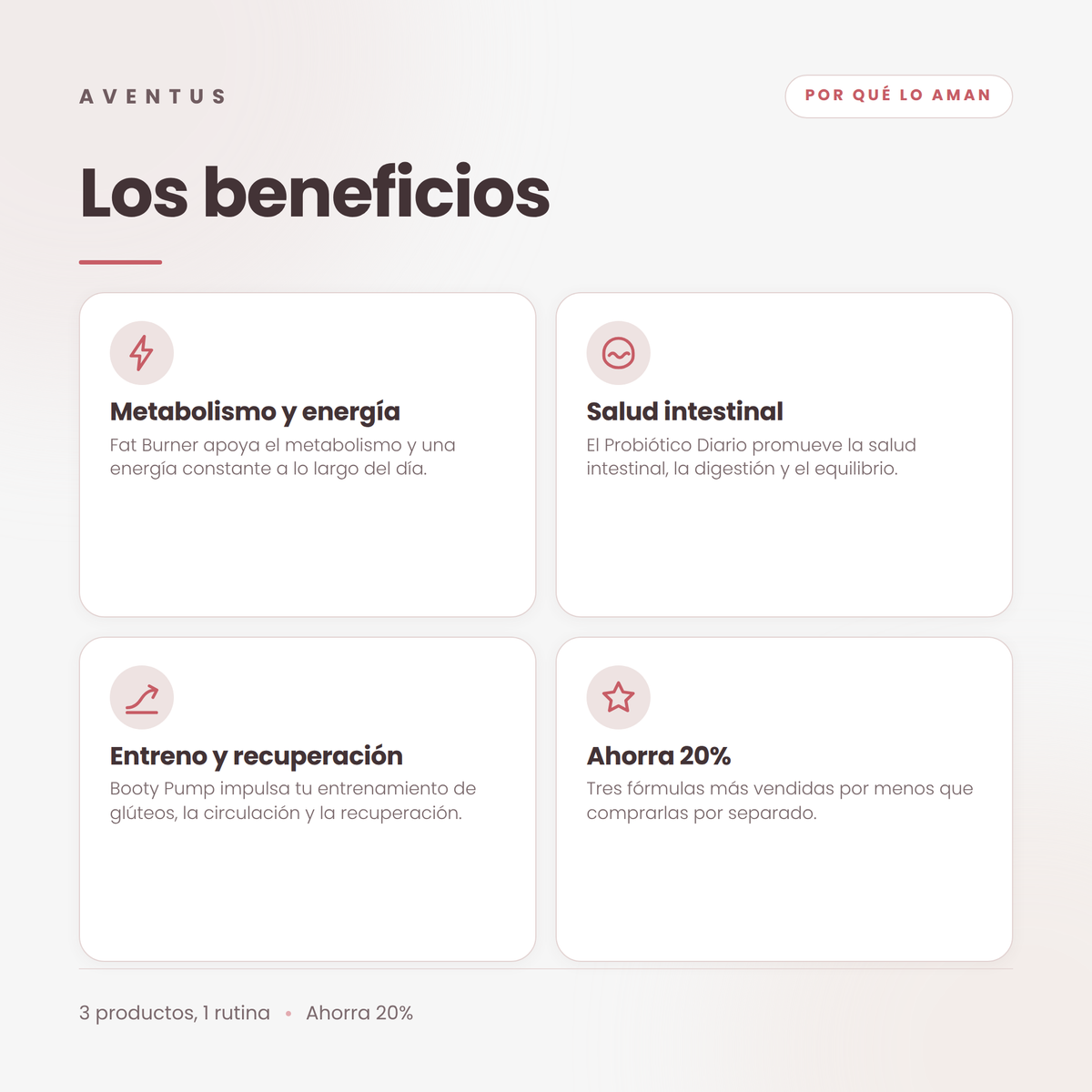 Esenciales Slim & Trim — Los beneficios