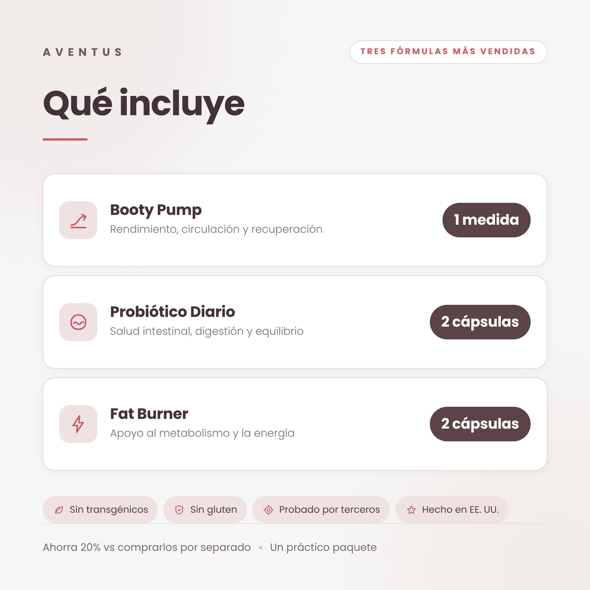 Esenciales Slim & Trim — Qué incluye
